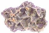 Purple Amethyst Pseudomorph After Barite - Turkey #301749-1